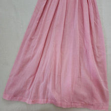 Load image into Gallery viewer, Vintage Semi-Sheer Pink Swiss Dot Maxi Dress kids 8/10
