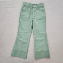 Load image into Gallery viewer, Vintage Green Flared Pants kids 8/10