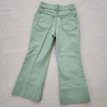 Load image into Gallery viewer, Vintage Green Flared Pants kids 8/10