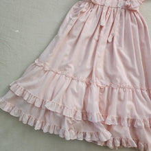 Load image into Gallery viewer, Vintage Martha's Miniatures Pink Ruffled Maxi Dress 5t