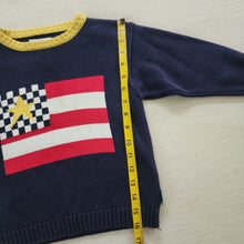 Load image into Gallery viewer, Vintage Gymboree Flag Knit Sweater 4t