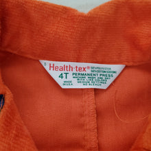 Load image into Gallery viewer, Vintage Healthtex Orange/Rainbow Pantsuit 4t
