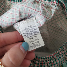Load image into Gallery viewer, Vintage 70s Green Plaid Dress + Bloomers 5t