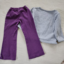 Load image into Gallery viewer, Y2k Ladybug Sweater + Floral Pants Set 4t *flaw