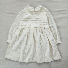Load image into Gallery viewer, Vintage Neiman Marcus Cream Eyelet Floral Dress 5t