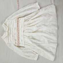 Load image into Gallery viewer, Vintage Neiman Marcus Cream Eyelet Floral Dress 5t