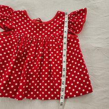 Load image into Gallery viewer, Vintage 70s Polka Dot Flowy Top 4t/5t *flaw