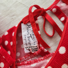 Load image into Gallery viewer, Vintage 70s Polka Dot Flowy Top 4t/5t *flaw