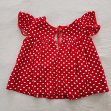 Load image into Gallery viewer, Vintage 70s Polka Dot Flowy Top 4t/5t *flaw