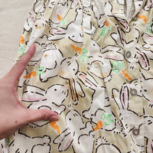 Load image into Gallery viewer, Vintage Bunny + Carrots Dress kids 6 *flaw