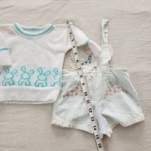 Load image into Gallery viewer, Vintage Bunny Romper & Sweater Bundle 3-9 months