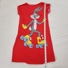 Load image into Gallery viewer, Vintage Bugs Bunny Skating Sleep Dress kids 6/8