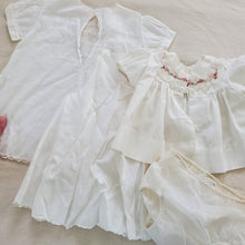 Load image into Gallery viewer, Vintage White Dresses Bundle 3-6 months