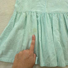 Load image into Gallery viewer, Vintage Blue Striped Sleeveless Dress 9/10