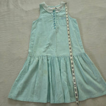 Load image into Gallery viewer, Vintage Blue Striped Sleeveless Dress 9/10