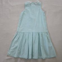 Load image into Gallery viewer, Vintage Blue Striped Sleeveless Dress 9/10