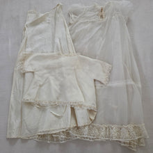 Load image into Gallery viewer, Vintage Baptism Sheer 3-Piece Dress Set Baby/Toddler