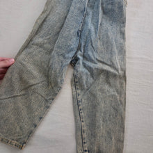 Load image into Gallery viewer, Vintage Neon Pop Denim Overalls 3t *flaw