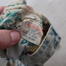 Load image into Gallery viewer, Vintage Neon Pop Denim Overalls 3t *flaw