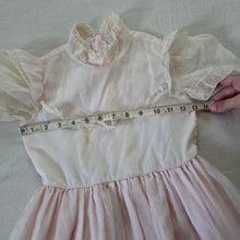 Load image into Gallery viewer, Vintage Pink Sheer Maxi Dress kids 6