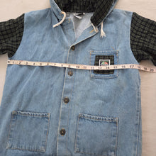 Load image into Gallery viewer, Vintage Hooded Chore Jean Jacket kids 6/7