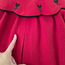 Load image into Gallery viewer, Vintage Rothschild Red/Black Coat 3t *flaws