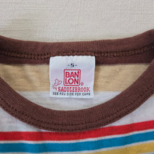 Load image into Gallery viewer, Vintage Neutral/Colorful Striped Shirt 3t