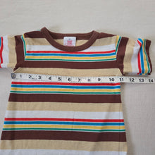 Load image into Gallery viewer, Vintage Neutral/Colorful Striped Shirt 3t