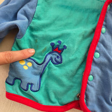 Load image into Gallery viewer, Vintage Gymboree Dinosaur Color Block Sweater 3-6 months