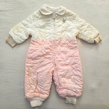 Load image into Gallery viewer, Vintage 50s Baby Girl Snowsuit 9-12 months