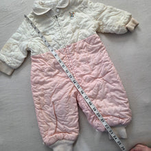 Load image into Gallery viewer, Vintage 50s Baby Girl Snowsuit 9-12 months