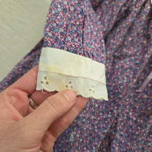 Load image into Gallery viewer, Vintage Purple Floral Long Sleeve Dress 2t/3t
