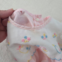 Load image into Gallery viewer, Vintage Hearts/Flowers Bubble Ruffled Romper 12 months