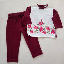 Load image into Gallery viewer, Vintage 60s 2-Piece Flower Cotton Set 2t