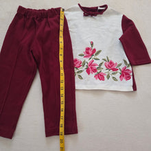 Load image into Gallery viewer, Vintage 60s 2-Piece Flower Cotton Set 2t