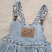 Load image into Gallery viewer, Vintage Guess Leather Patch Cutoff Shortalls kids 6