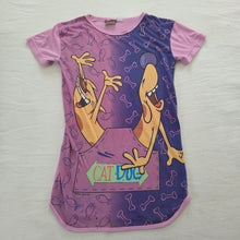 Load image into Gallery viewer, Vintage CatDog Nightgown kids 6-12 fit