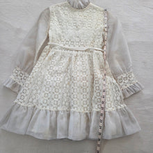 Load image into Gallery viewer, Vintage Growing Girl Semi-Sheer Dress kids 8