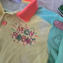 Load image into Gallery viewer, 90s Vintage Oshkosh Neon Robot Long Sleeve 4t