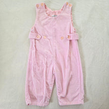 Load image into Gallery viewer, 70s Vintage Pink Cord Pantsuit 6-9 months
