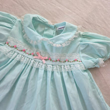 Load image into Gallery viewer, 80s Vintage Mint Dress 18-24 months *flaw