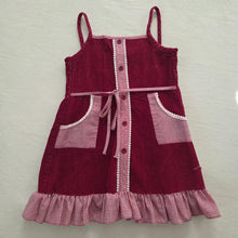 Load image into Gallery viewer, Vintage 70s Gingham Sleeveless Dress 4t *flaw