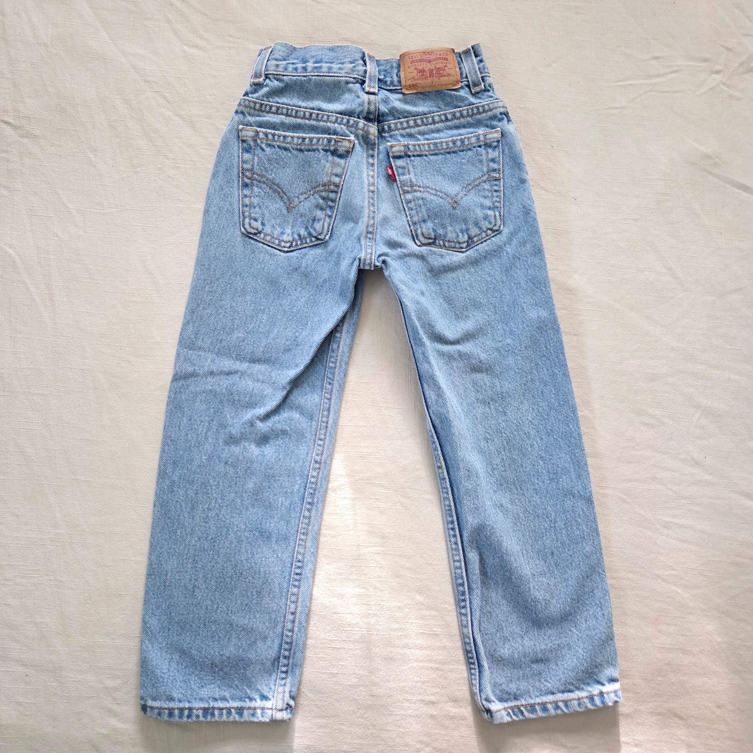Vintage Levi's 550 Fit Jeans kids 7 – Nostalgic Baby Vintage