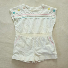 Load image into Gallery viewer, Vintage Summer Striped Cotton Romper 2t