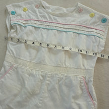 Load image into Gallery viewer, Vintage Summer Striped Cotton Romper 2t
