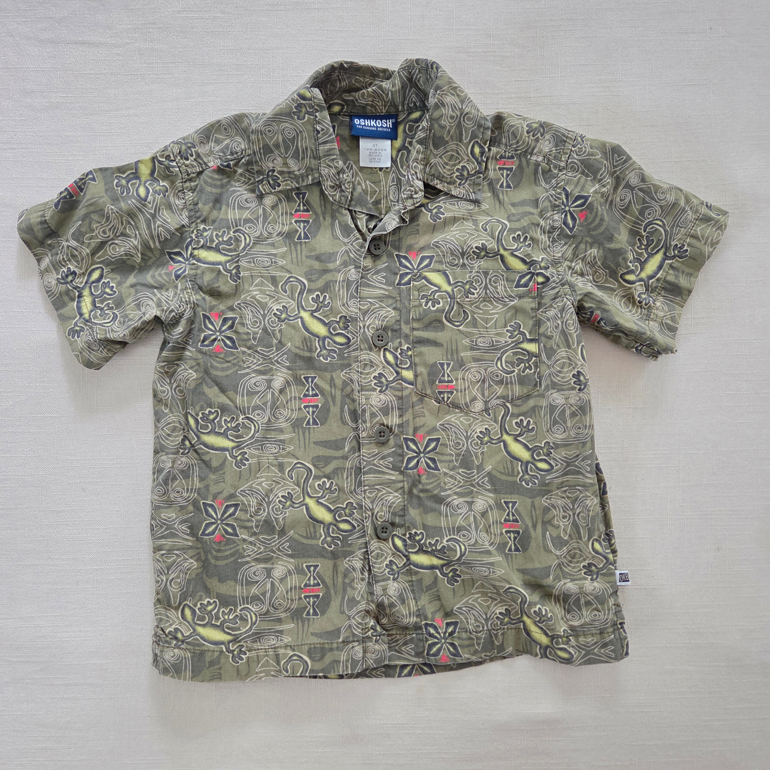 Vintage Oshkosh Gecko Cotton Shirt 3t/4t – Nostalgic Baby Vintage