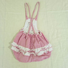 Load image into Gallery viewer, Vintage 50s/60s Crane Ruffle Bum Sunsuit 12 months