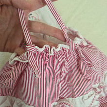 Load image into Gallery viewer, Vintage 50s/60s Crane Ruffle Bum Sunsuit 12 months