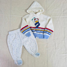 Load image into Gallery viewer, Vintage Panda Sweater + Star Pants Bundle 3 months