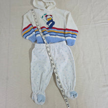 Load image into Gallery viewer, Vintage Panda Sweater + Star Pants Bundle 3 months